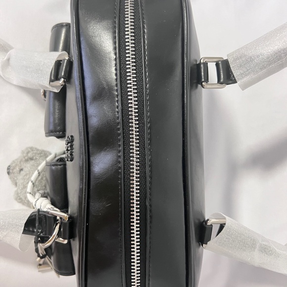 Brand new Retro Boston Black Handbag - Picture 7 of 8